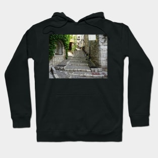 Saint Paul de Vence Village Stairs Hoodie